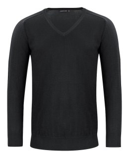 MERINO V-NECK - 4XL (BLACK)