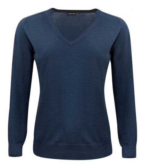 MERINO V-NECK WOMAN - XL (NAVY) MERINO V-NECK WOMAN - XL (NAVY)