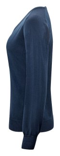 MERINO V-NECK WOMAN - XXL (NAVY)