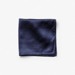 SOLID HANKIE & LAPEL PIN - ONE SIZE (NAVY)