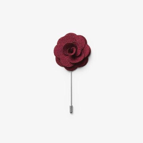 SOLID HANKIE & LAPEL PIN - ONE SIZE (WINE) SOLID HANKIE & LAPEL PIN - ONE SIZE (WINE)