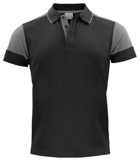 PRIME POLO - 3XL (BLACK/ ANTHRACITE)