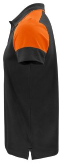 PRIME POLO - 4XL (BLACK/ ORANGE)