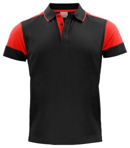 PRIME POLO - 5XL (BLACK/ RED)