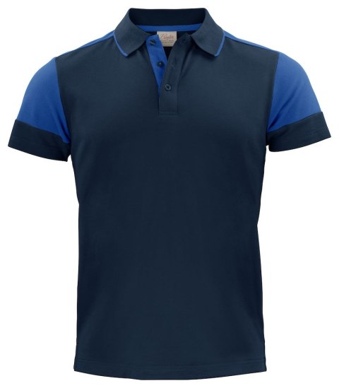 PRIME POLO - L (NAVY/ COBALT)