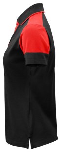 PRIME POLO LADY - XXL (BLACK/ RED)