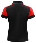 PRIME POLO LADY - XXL (BLACK/ RED)