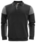 PRIME POLOSWEATER - 3XL (BLACK/ ANTHRACITE)