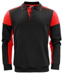 PRIME POLOSWEATER - 3XL (BLACK/ RED)