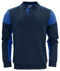 PRIME POLOSWEATER - 4XL (NAVY/ COBALT)