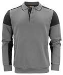 PRIME POLOSWEATER - 5XL (ANTHRACITE/ BLACK)