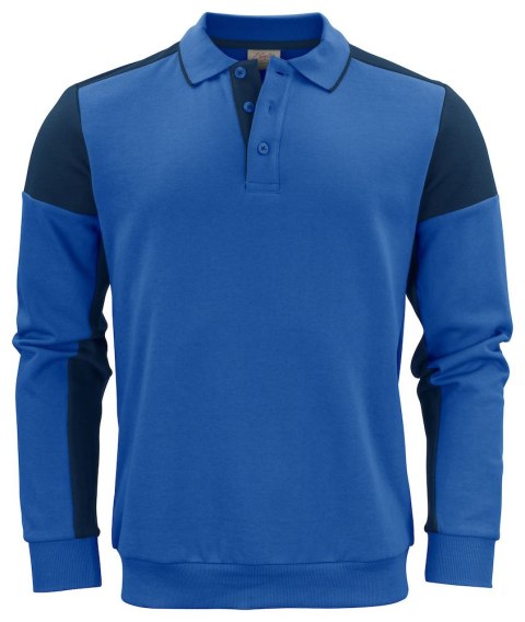 PRIME POLOSWEATER - 5XL (COBALT/ NAVY)