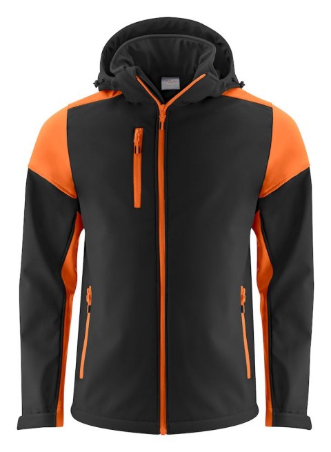 PRIME SOFTSHELL - 3XL (BLACK/ ORANGE)