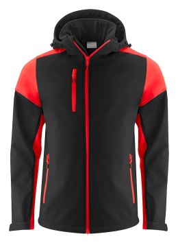 PRIME SOFTSHELL - 3XL (BLACK/ RED)