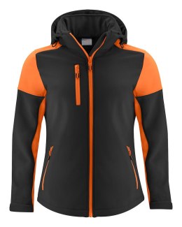 PRIME SOFTSHELL LADY - L (BLACK/ ORANGE)