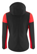 PRIME SOFTSHELL LADY - L (BLACK/ RED)