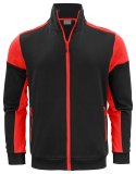 PRIME SWEATVEST - 5XL (BLACK/ RED)