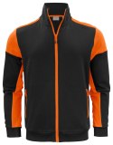 PRIME SWEATVEST - XL (BLACK/ ORANGE)