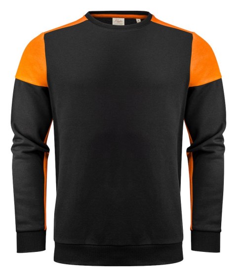 PRIME CREWNECK - 3XL (BLACK/ ORANGE)