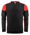 PRIME CREWNECK - 5XL (BLACK/ RED)