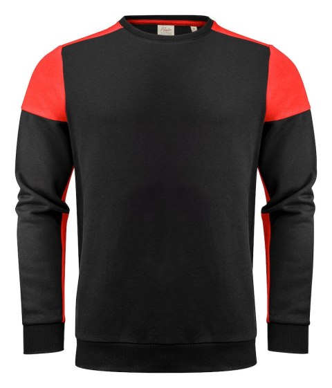 PRIME CREWNECK - 5XL (BLACK/ RED)