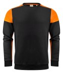 PRIME CREWNECK - S (BLACK/ ORANGE)