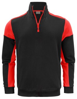 PRIME HALFZIP SWEATER - XS (BLACK/ RED)