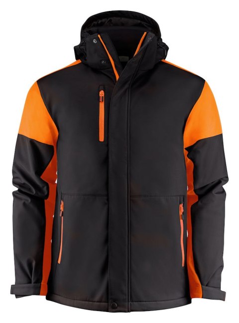 PRIME PADDED SOFTSHELL - 3XL (BLACK/ ORANGE)