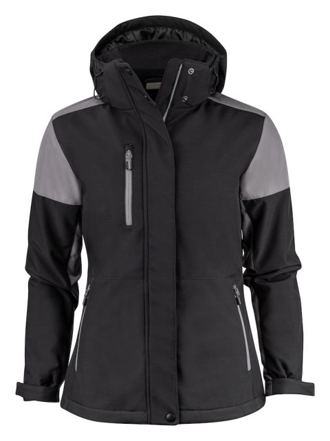 PRIME PADDED SOFTSHELL LADY - XL (BLACK/ ANTHRACITE)