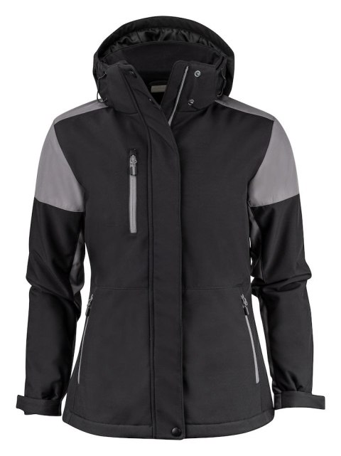 PRIME PADDED SOFTSHELL LADY - XXL (BLACK/ ANTHRACITE)