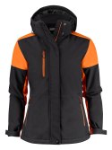 PRIME PADDED SOFTSHELL LADY - XXL (BLACK/ ORANGE)