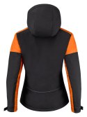 PRIME PADDED SOFTSHELL LADY - XXL (BLACK/ ORANGE)