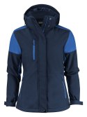 PRIME PADDED SOFTSHELL LADY - XXL (NAVY/ COBALT)