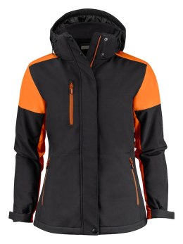 PRIME PADDED SOFTSHELL LADY - XS (BLACK/ ORANGE)