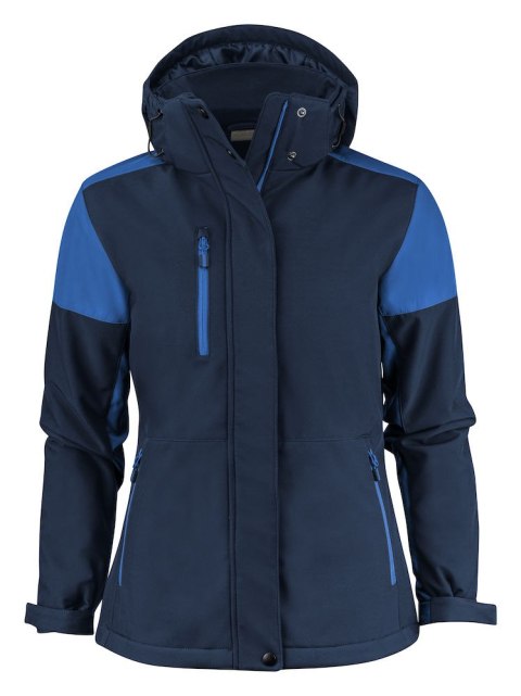 PRIME PADDED SOFTSHELL LADY - XS (NAVY/ COBALT)