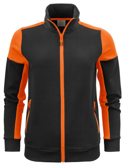 PRIME SWEATVEST LADY - XS (BLACK/ ORANGE)