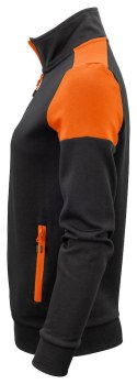 PRIME SWEATVEST LADY - XS (BLACK/ ORANGE)