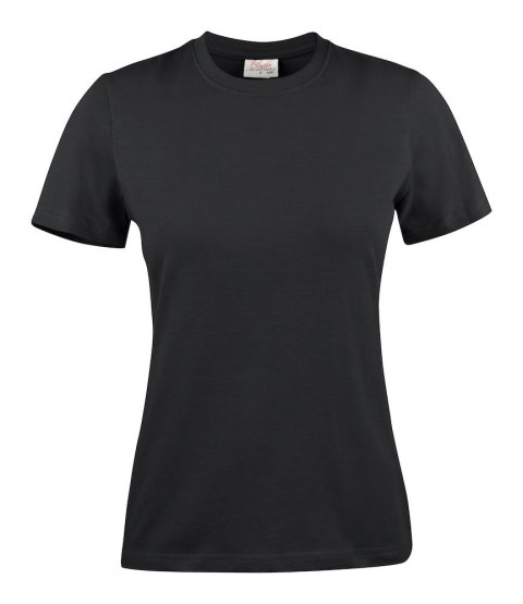 LADIES HEAVY T-SHIRT - L (BLACK)