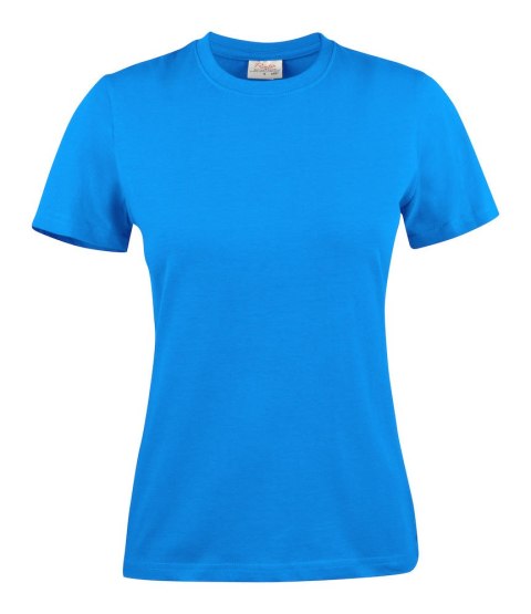 LADIES HEAVY T-SHIRT - L (OCEAN BLUE)