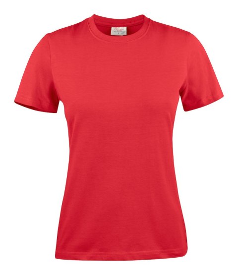 LADIES HEAVY T-SHIRT - XXL (RED)