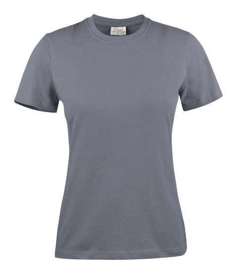 LADIES HEAVY T-SHIRT - L (STEEL GREY)