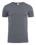 HEAVY V-NECK - L (STEEL GREY)