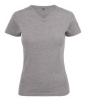 HEAVY V-NECK LADY - M (GREY MELANGE)