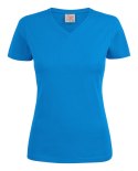 HEAVY V-NECK LADY - M (OCEAN BLUE)