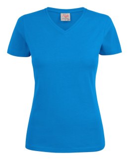 HEAVY V-NECK LADY - M (OCEAN BLUE)