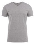HEAVY V-NECK - M (GREY MELANGE)