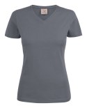 HEAVY V-NECK LADY - XXL (STEEL GREY)