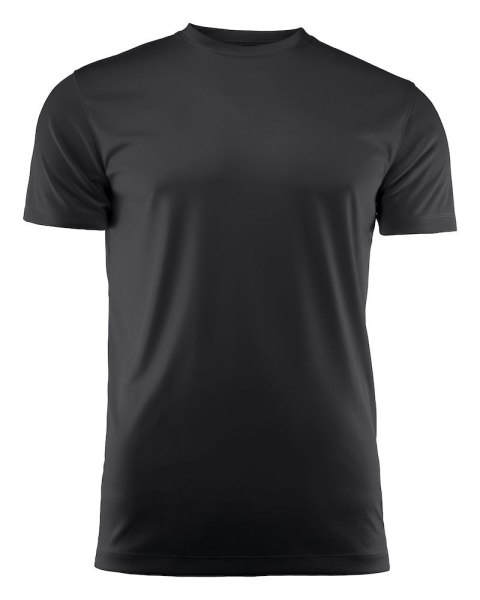 RUN T-SHIRT JUNIOR - 110/120 cm (BLACK)