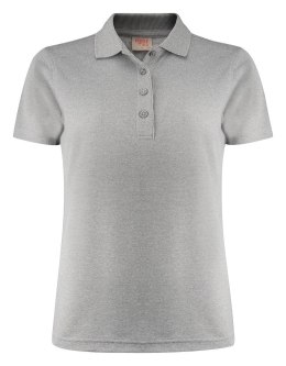 SMASH POLO WOMAN - L (GREY MELANGE)