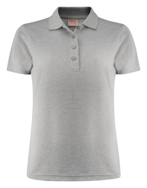 SMASH POLO WOMAN - M (GREY MELANGE)